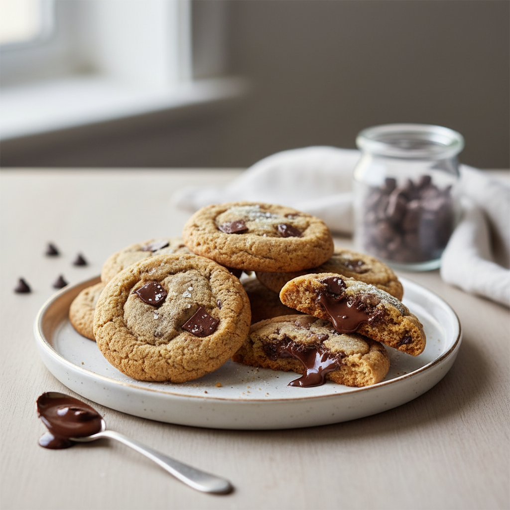Photo de Recette des cookies américains aux pépites de chocolat