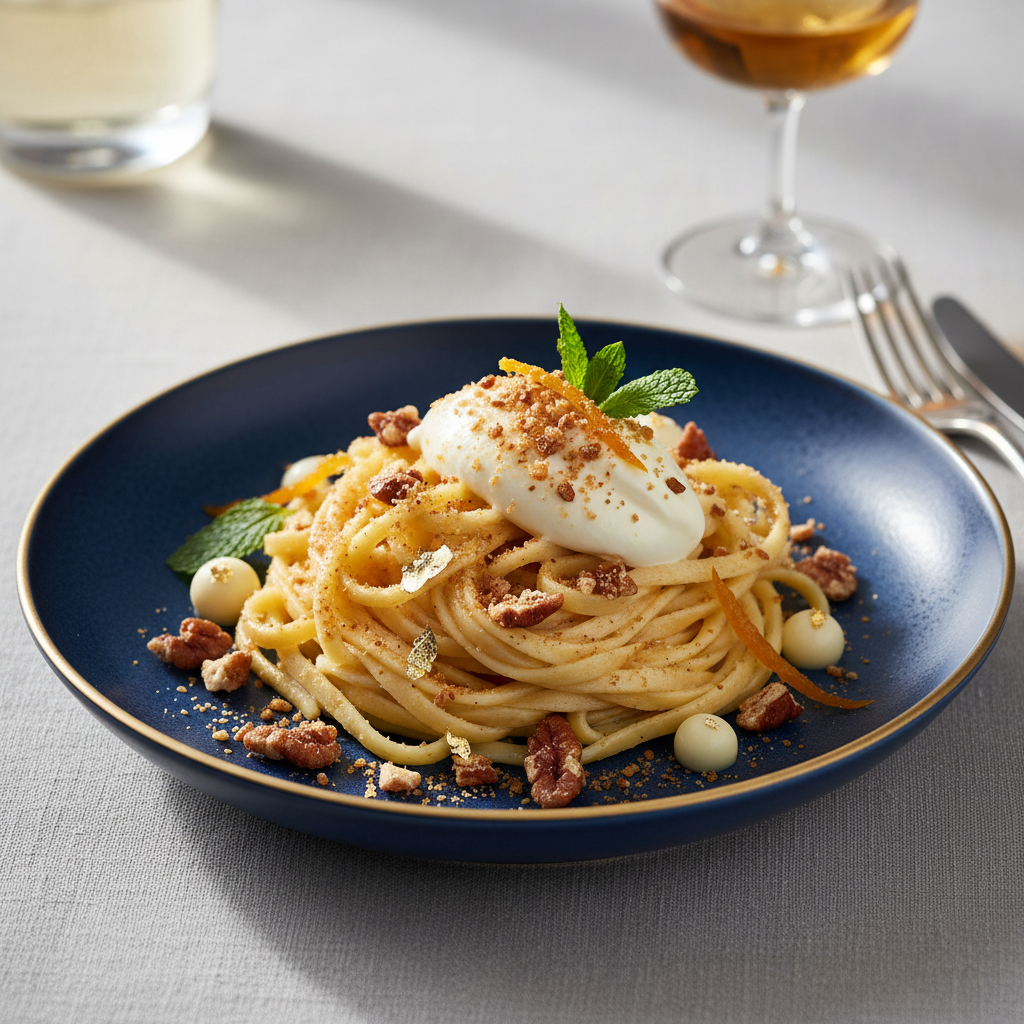 Photo de Recette de pâtes carbonara à la crème ultra fondante