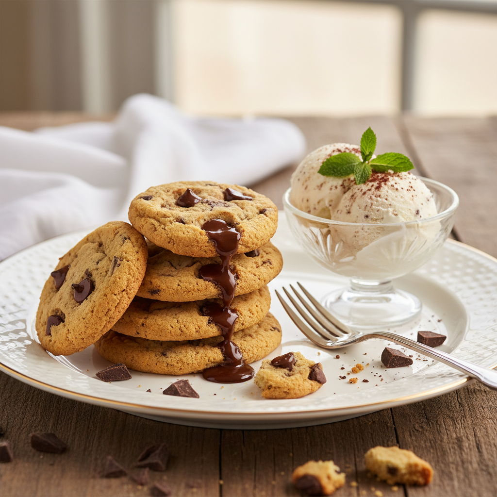 Photo de Recette des cookies facile aux pépites de chocolat