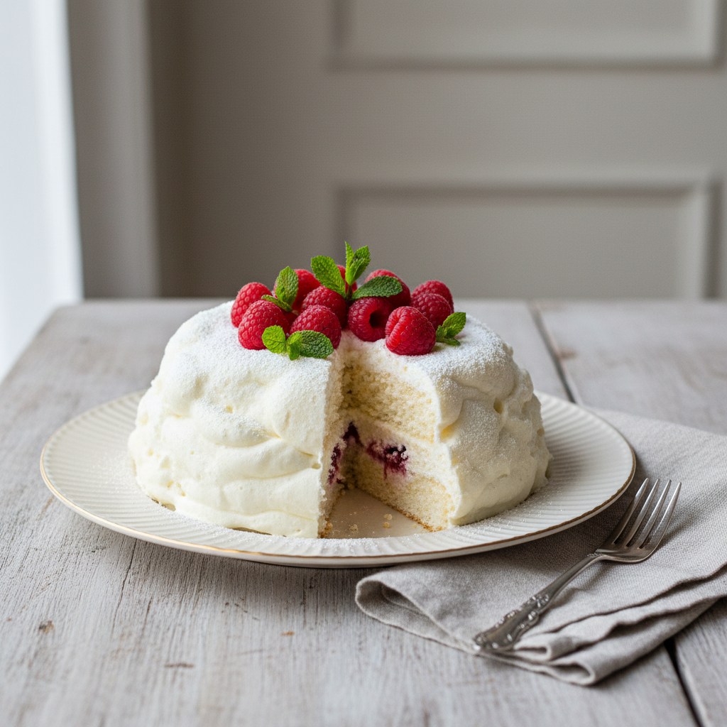 Photo de Recette de gâteau à la mascarpone aérien et fondant