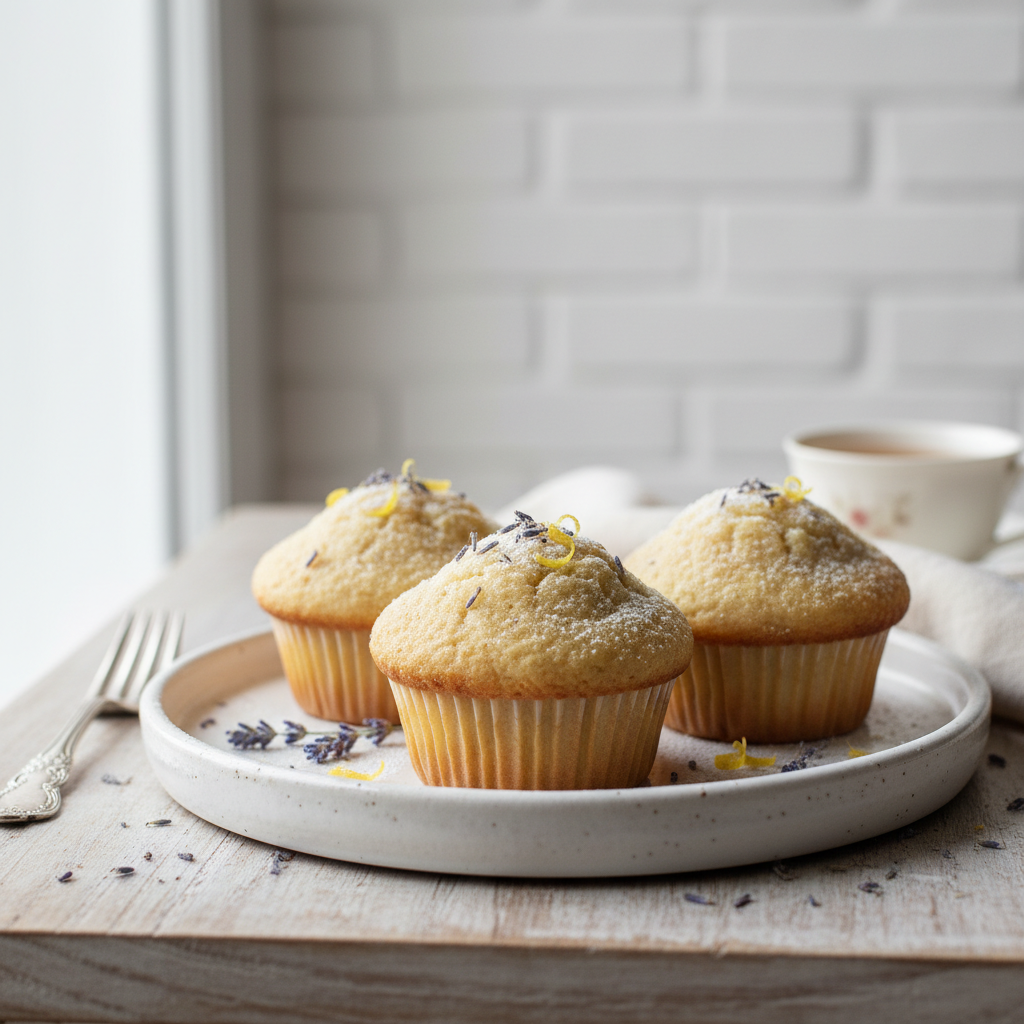 Photo de Recette de muffins nature aériens et parfumés
