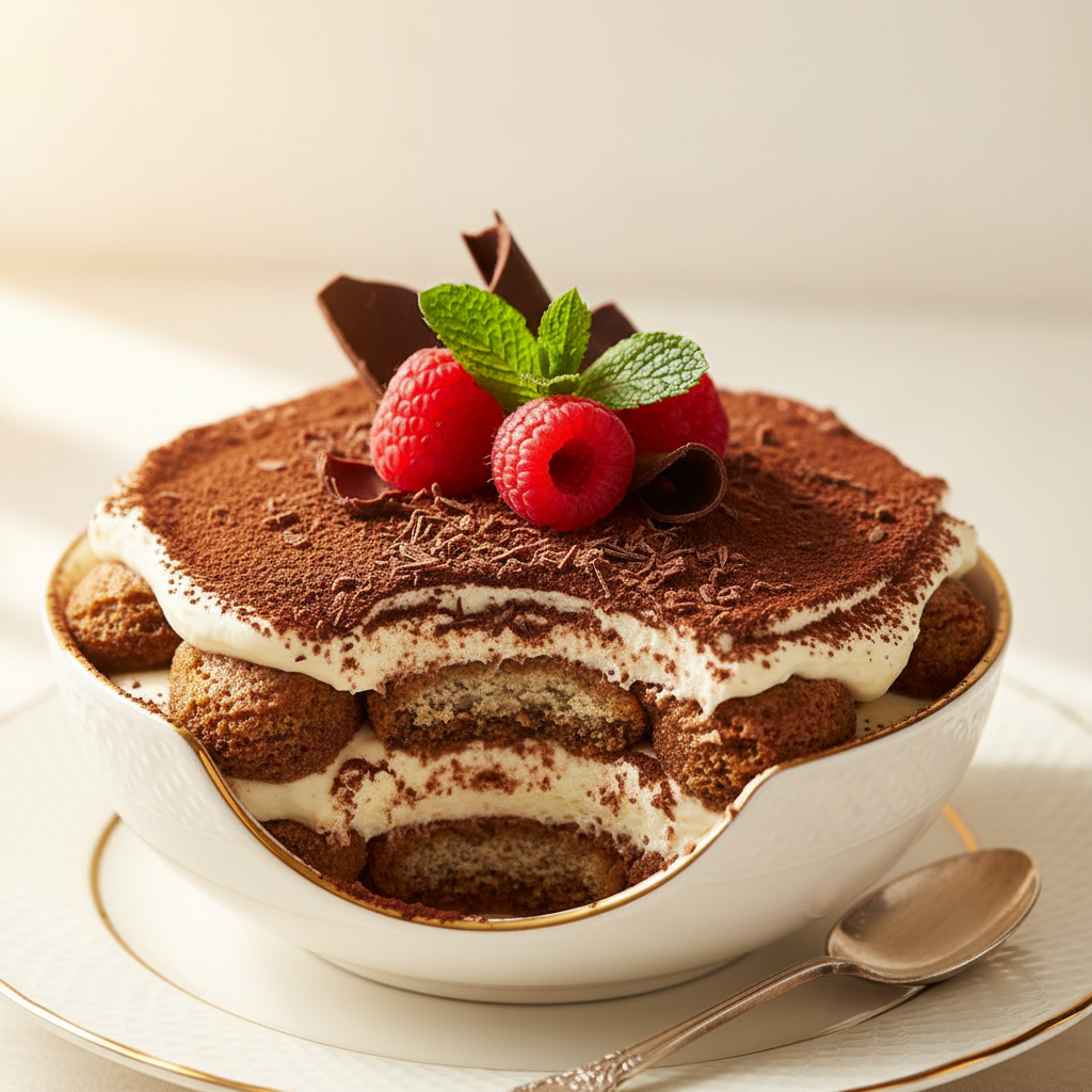 Photo de Recette du tiramisu au chocolat onctueux et gourmand