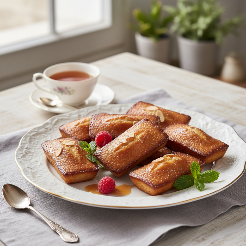 Photo de Recette de financiers de Cyril Lignac au beurre noisette