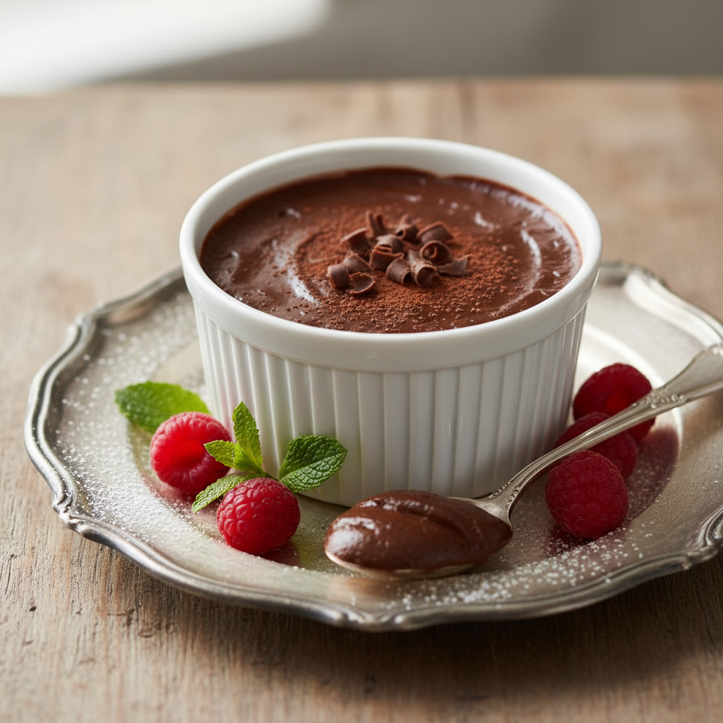 Photo de Recette de la crème au chocolat façon grand-mère