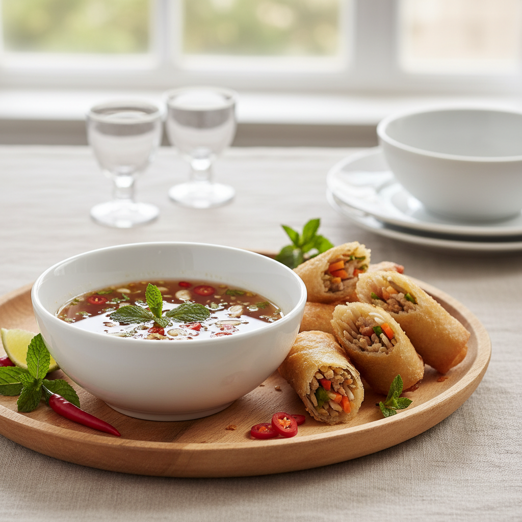 Photo de Recette de la sauce nems au nuoc-mâm maison