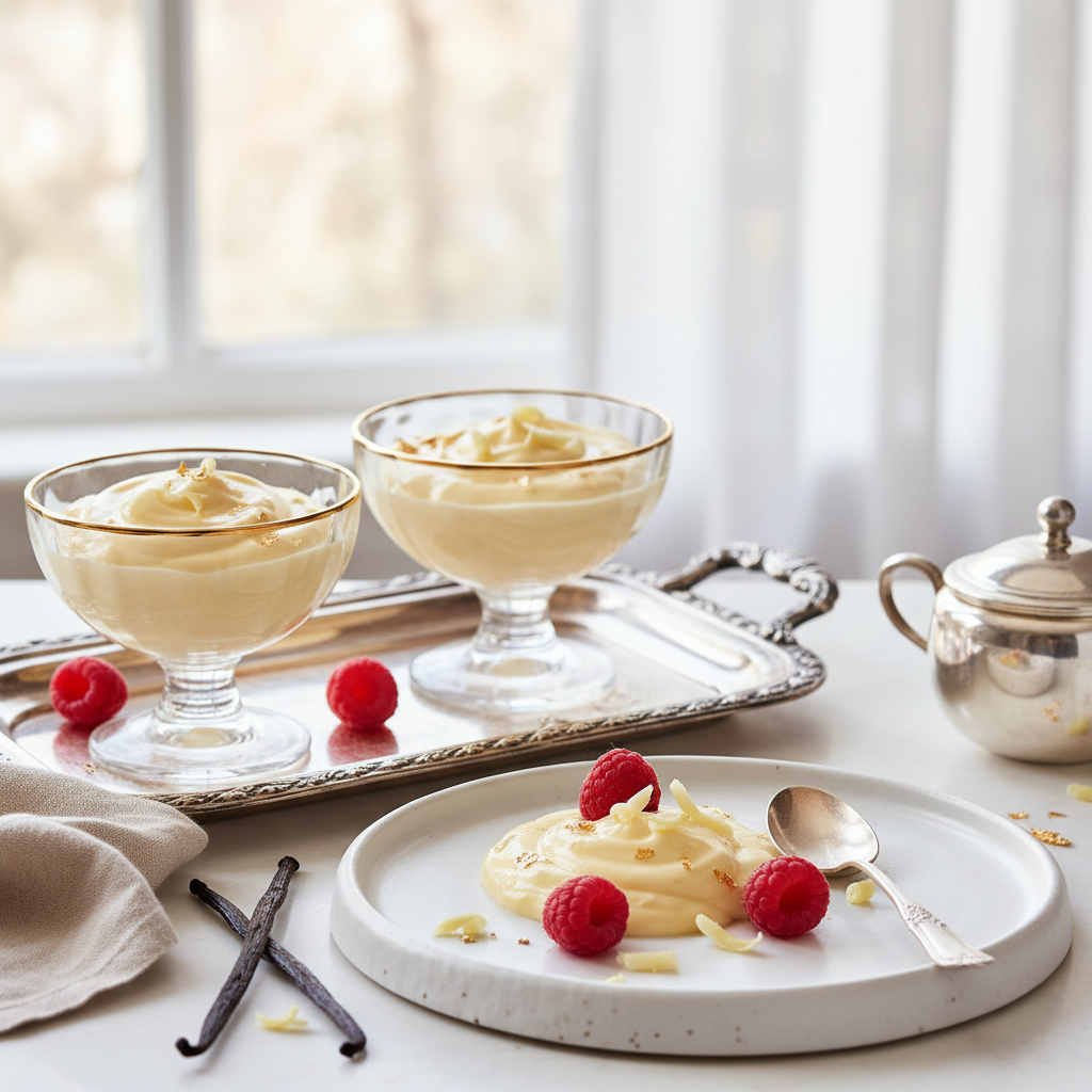 Photo de Recette de la crème pâtissière onctueuse à la vanille