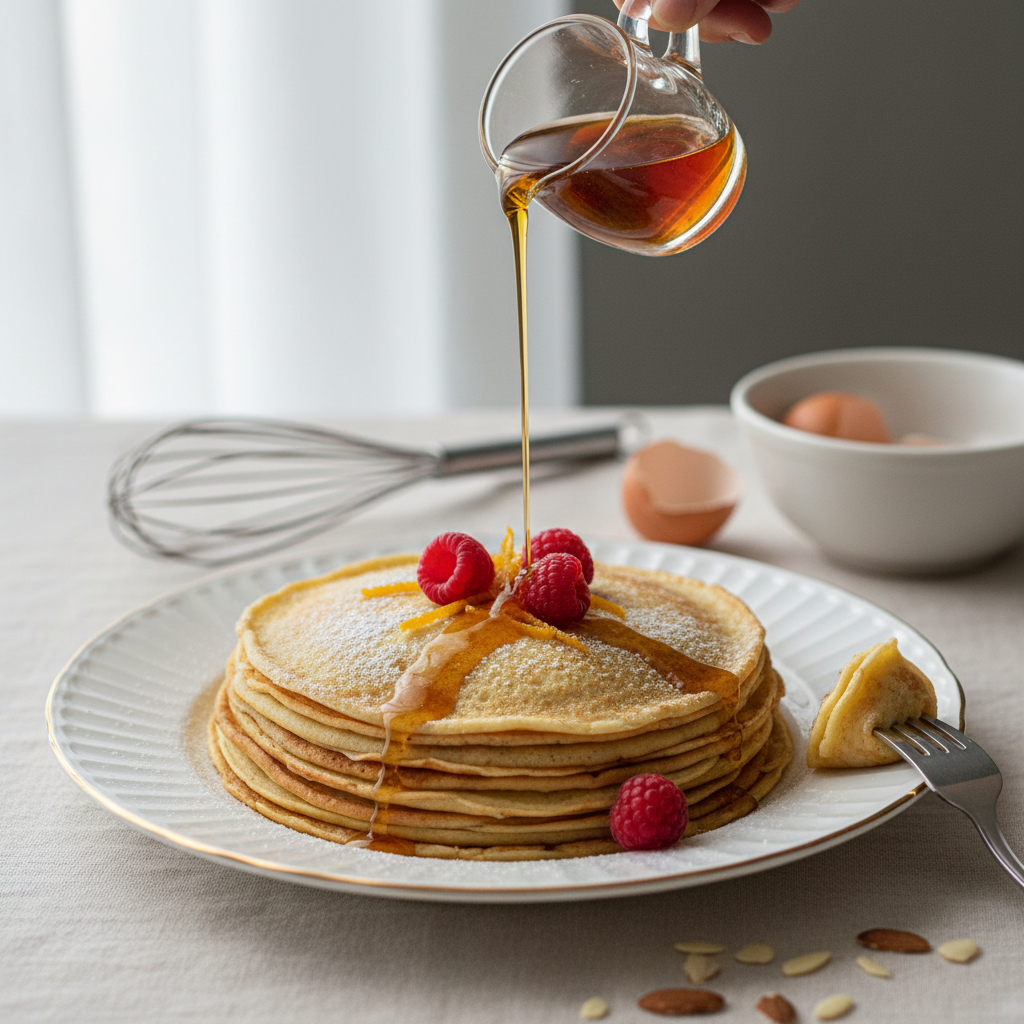 Photo de Recette des crêpes maison fines et incroyablement fondantes