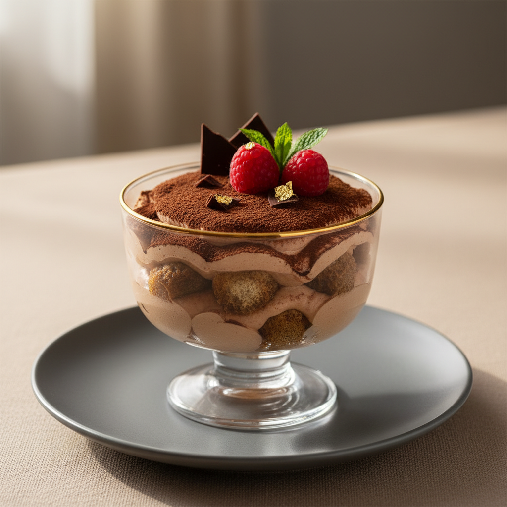 Photo de Recette de tiramisu chocolat fondant et aérien