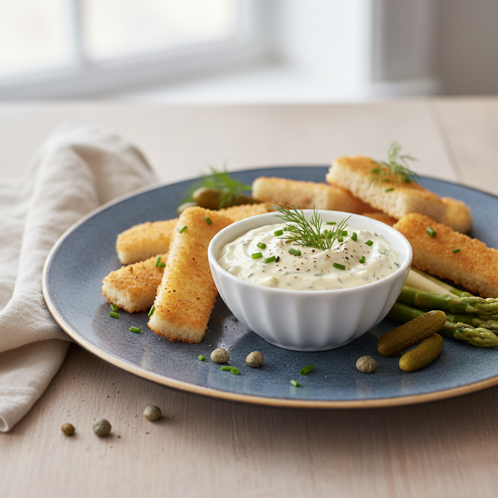 Photo de Recette de sauce tartare onctueuse et faite maison