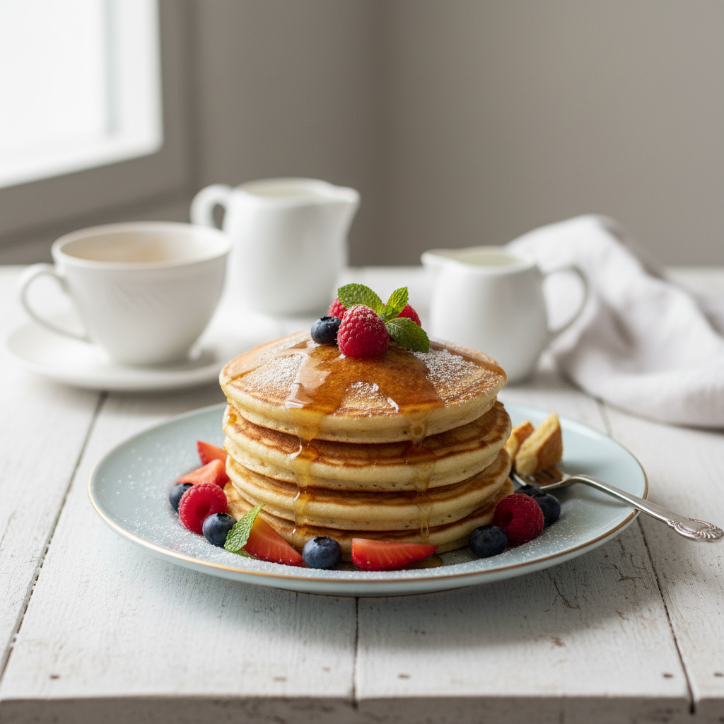 Photo de Recette de pancakes express pour matins gourmands