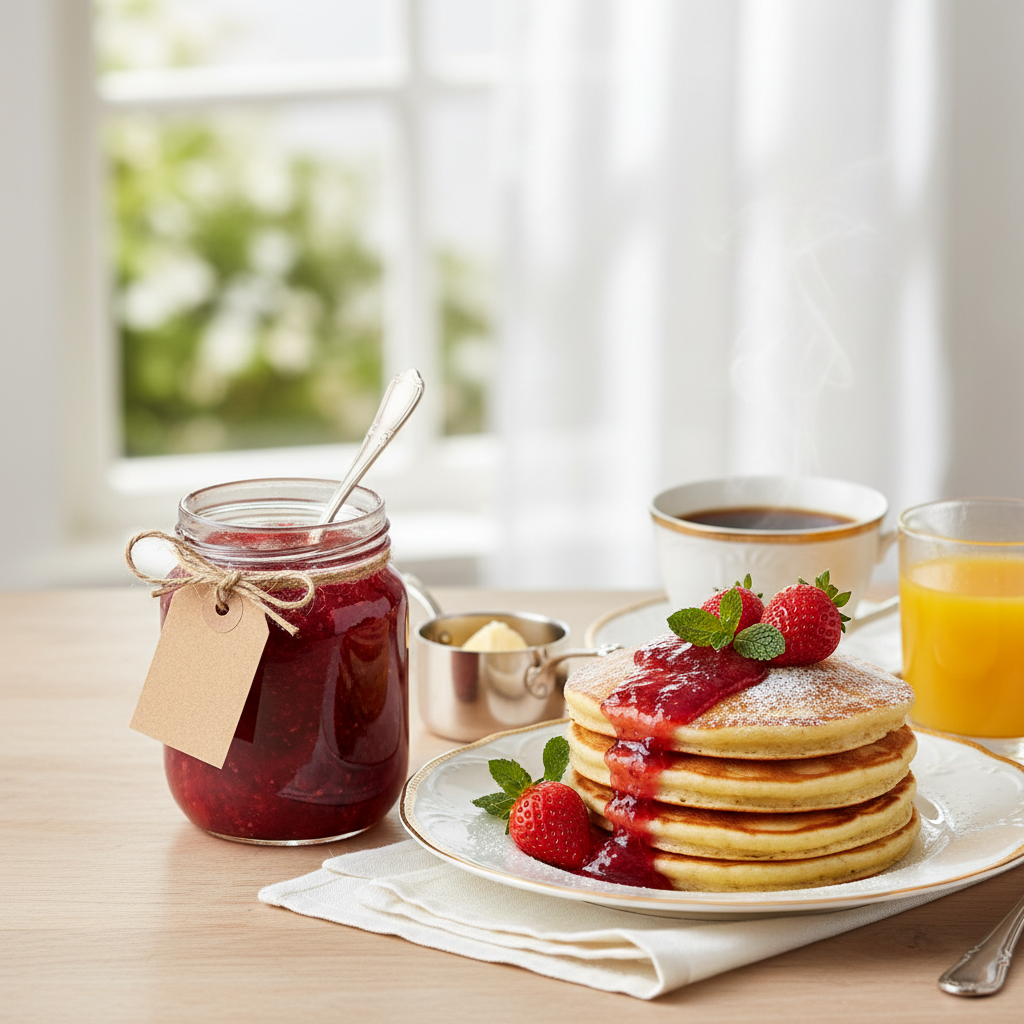 Photo de Recette de confiture de fraises onctueuse et parfumée