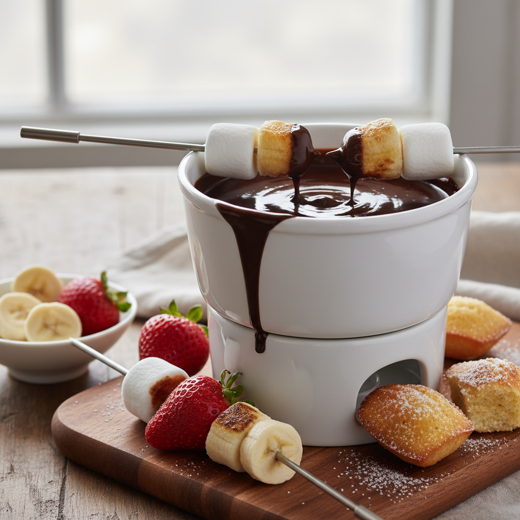 Photo de Recette du fondu au chocolat à la texture fondante unique