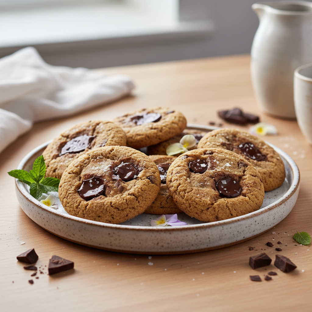 Photo de Recette de cookies moelleux à la texture fondante