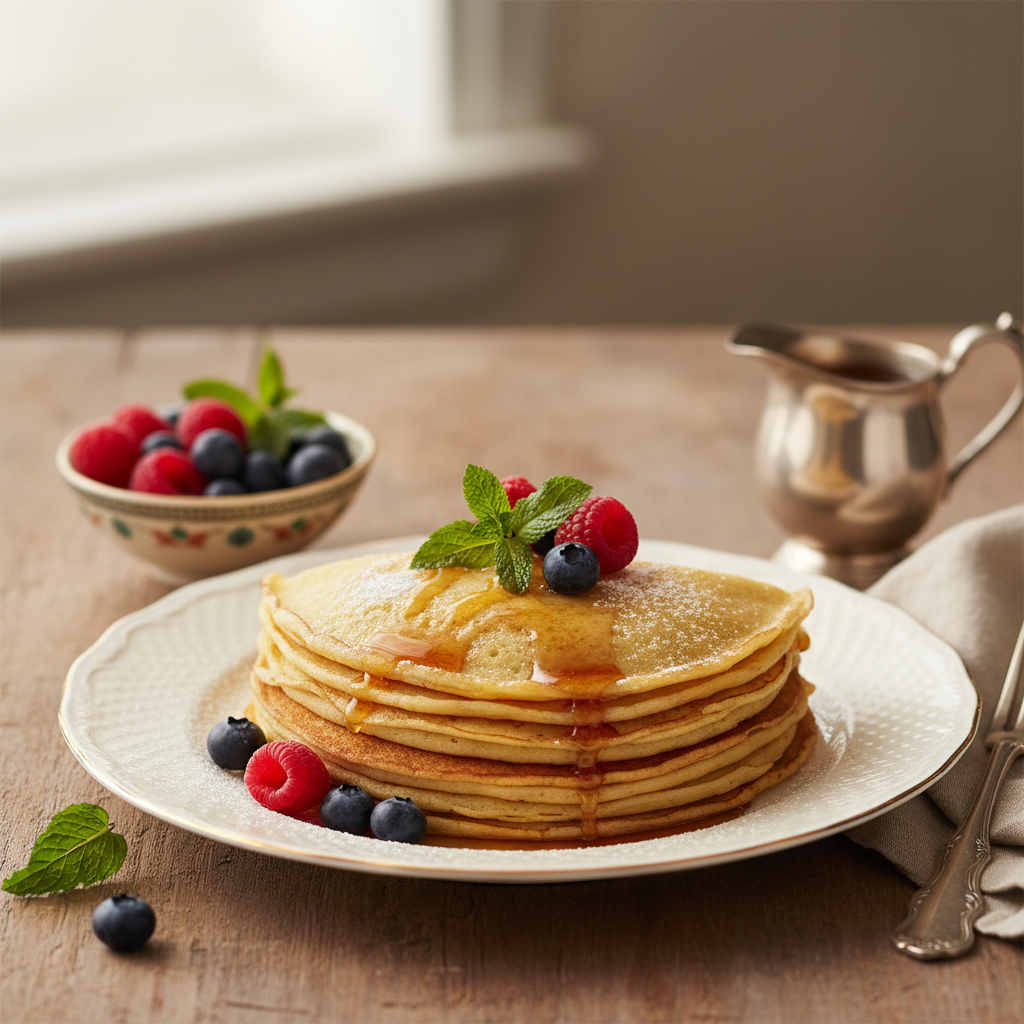 Photo de Recette de crêpes souples et dorées pour un goûter rapide