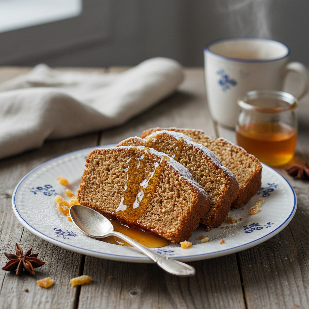 Photo de Recette du pain d'épice traditionnel au miel de forêt