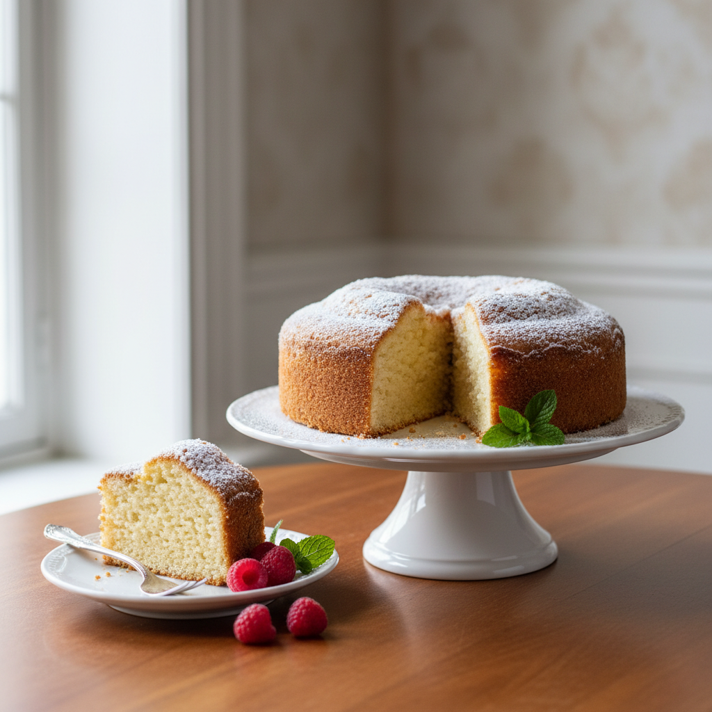Photo de Recette de gâteau de Savoie aérien et traditionnel