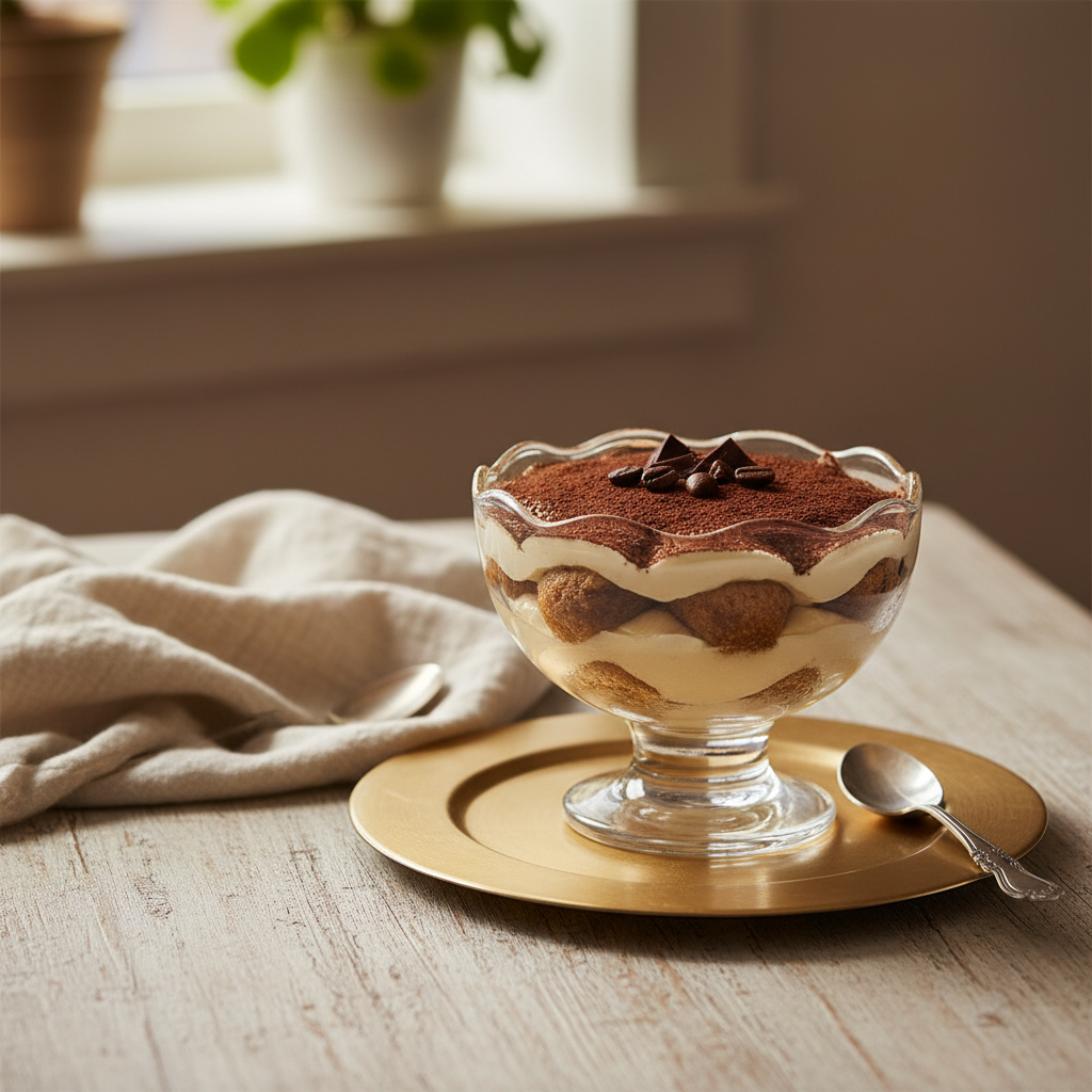 Photo de Recette de tiramisu au café traditionnel et fondant