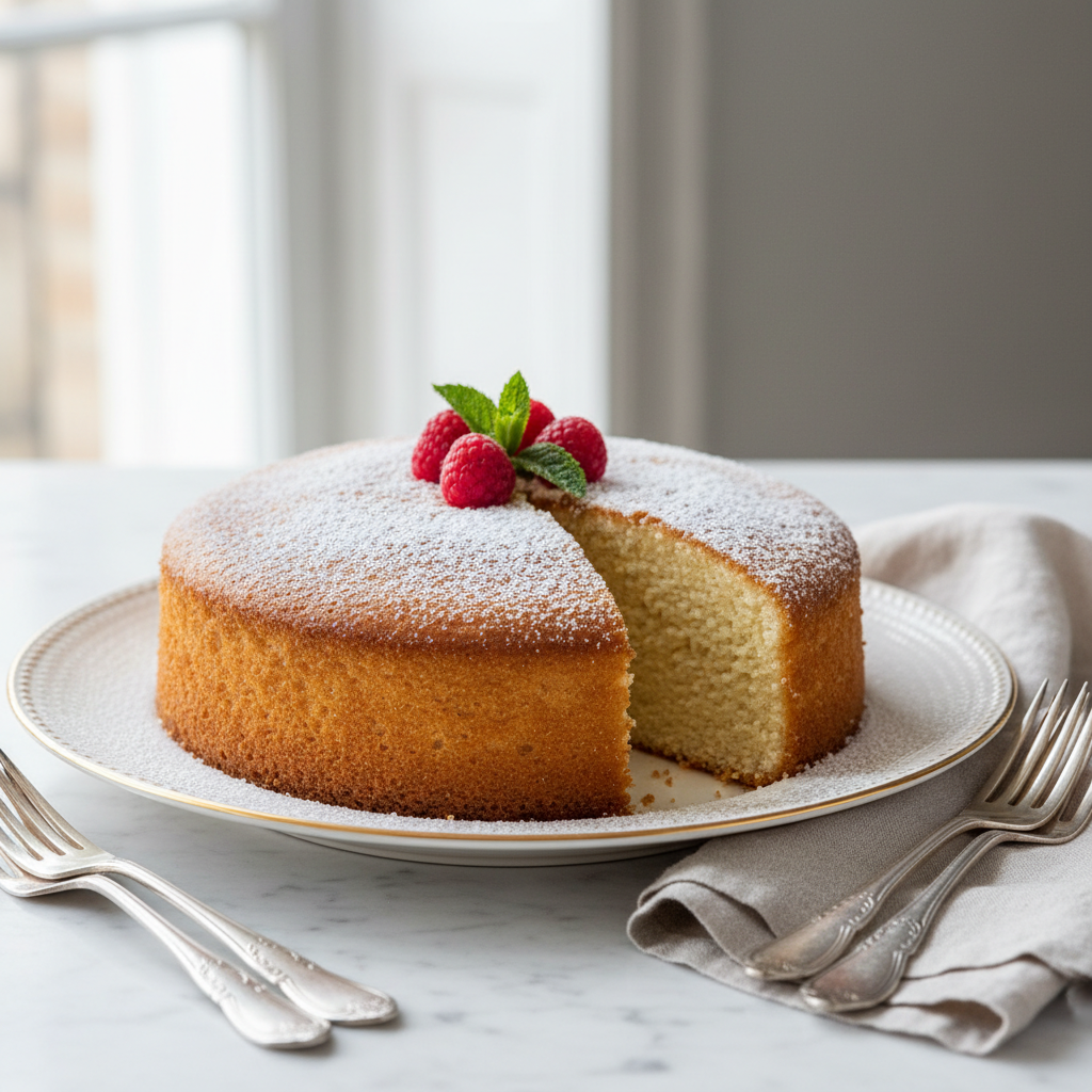 Photo de Recette de génoise inratable à la texture aérienne