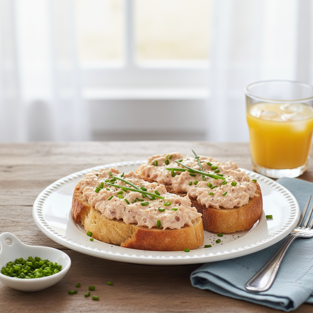 Photo de Recette de pain de thon fondant à la ciboulette