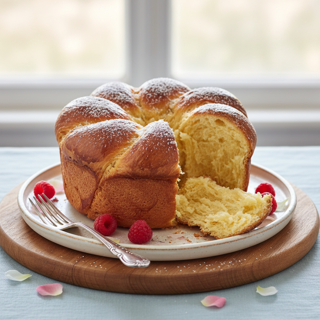 Photo de Recette de brioche tressée facile et ultra moelleuse