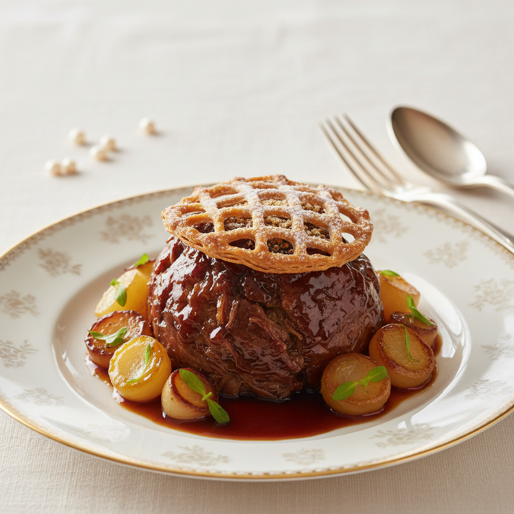 Photo de Recette de joue de boeuf fondante à l'ancienne