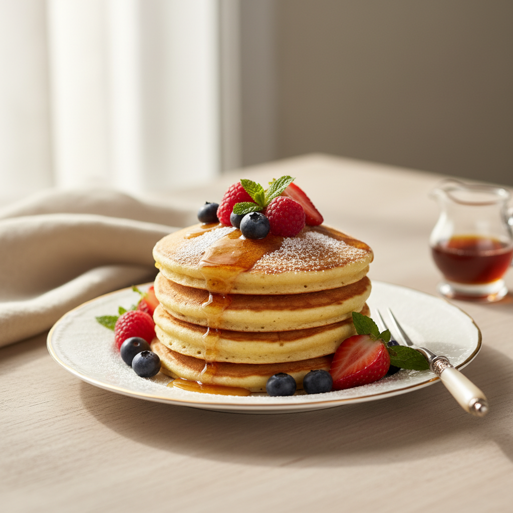 Photo de Recette de pancakes express pour un matin gourmand