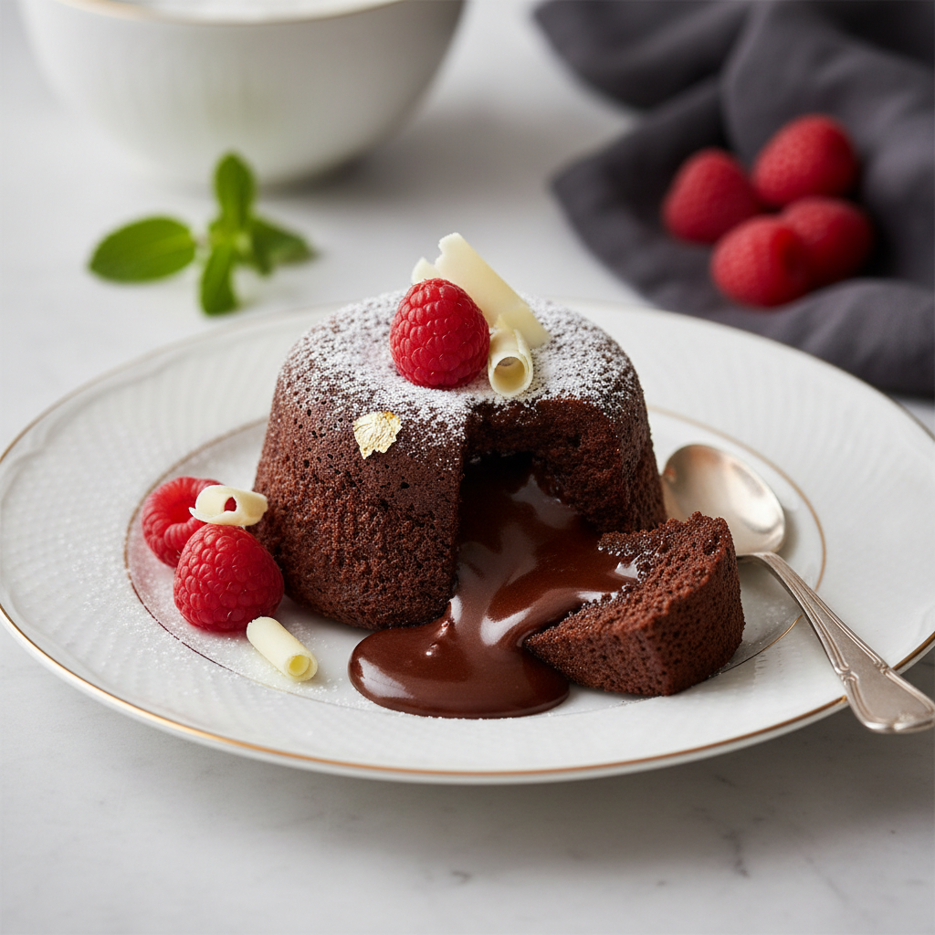 Photo de Recette du gâteau au chocolat fondant et intense