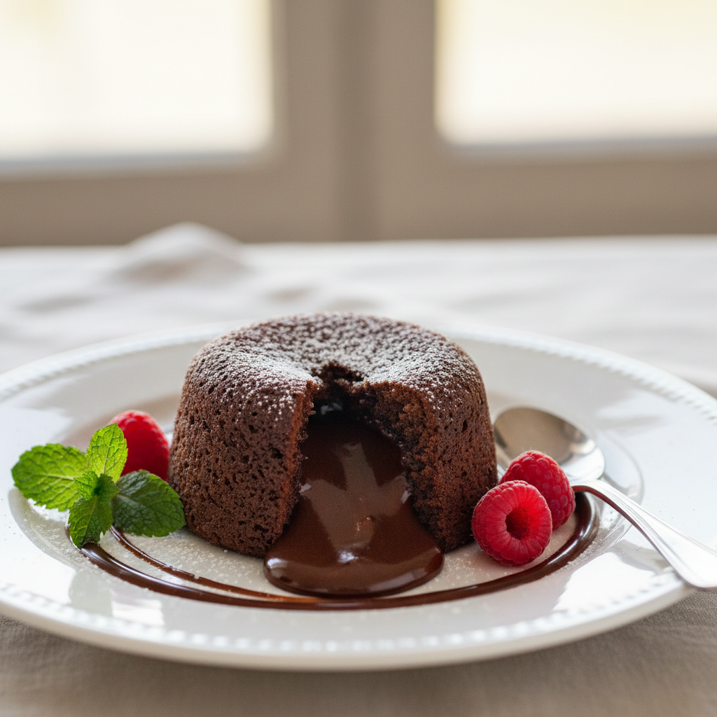 Photo de Recette du fondant au chocolat Nestlé à la texture parfaite