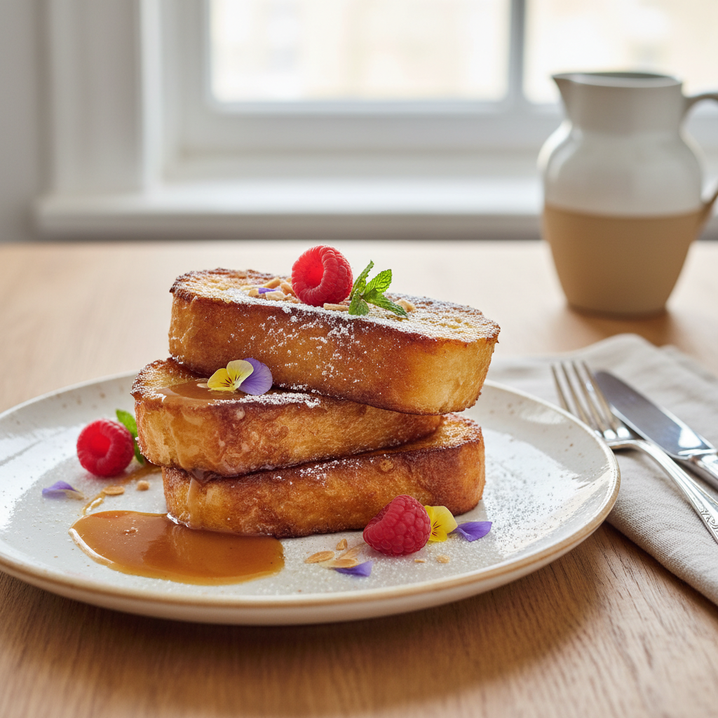 Photo de Recette de la baguette perdue fondante au beurre noisette