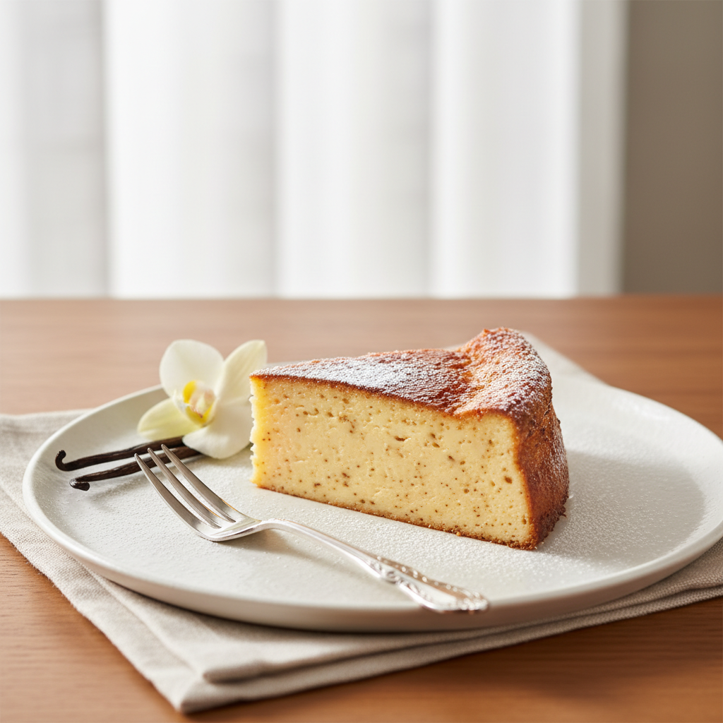 Photo de Recette de flan pâtissier crémeux à la vanille de chef