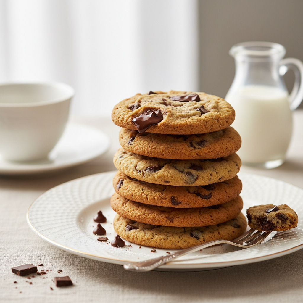 Photo de Recette de cookies irrésistibles aux pépites de chocolat