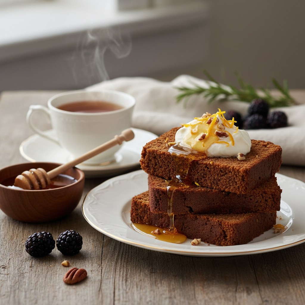 Photo de Recette du pain d'épices moelleux au miel de forêt