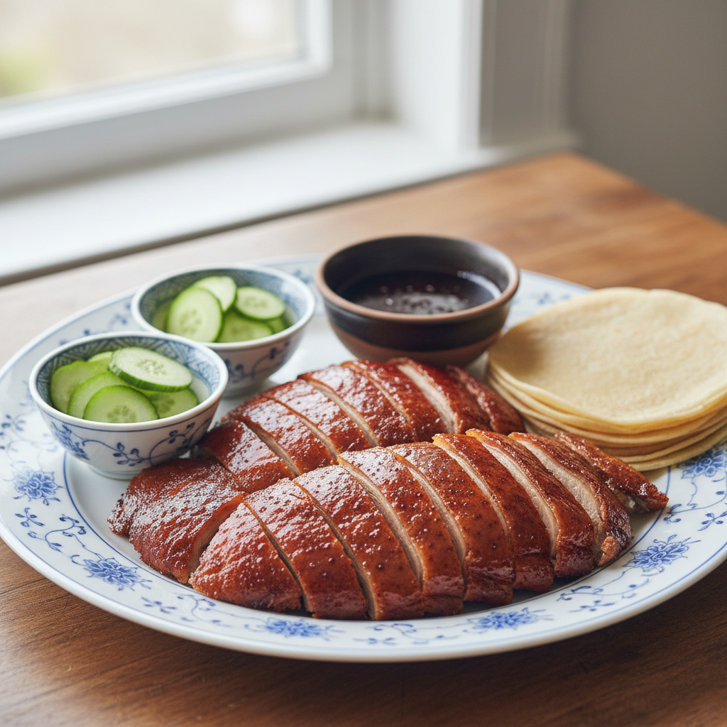 Photo de Recette du canard laqué croustillant à la pékinoise