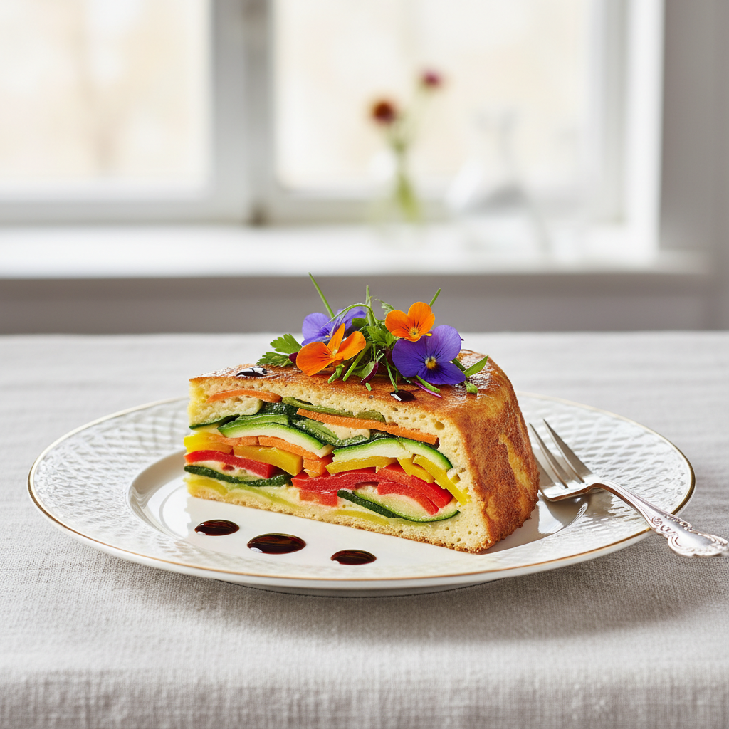 Photo de Recette de flan aux légumes fondant et coloré