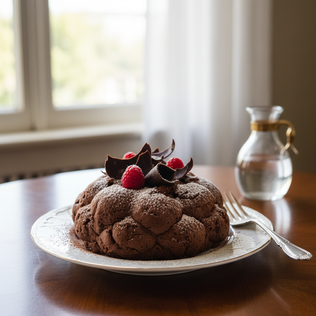 Photo de Recette de gâteau au chocolat moelleux et aérien