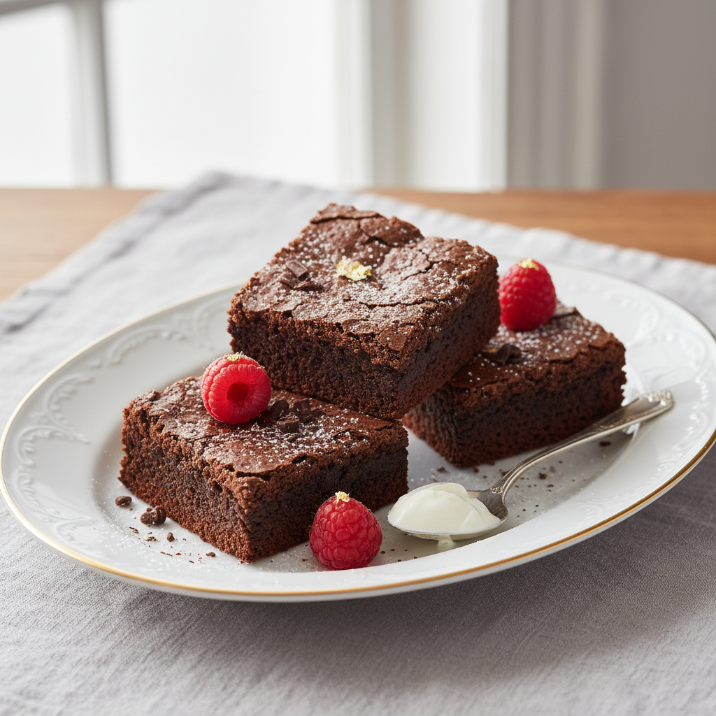 Photo de Recette pour brownies au chocolat fondants et croquants