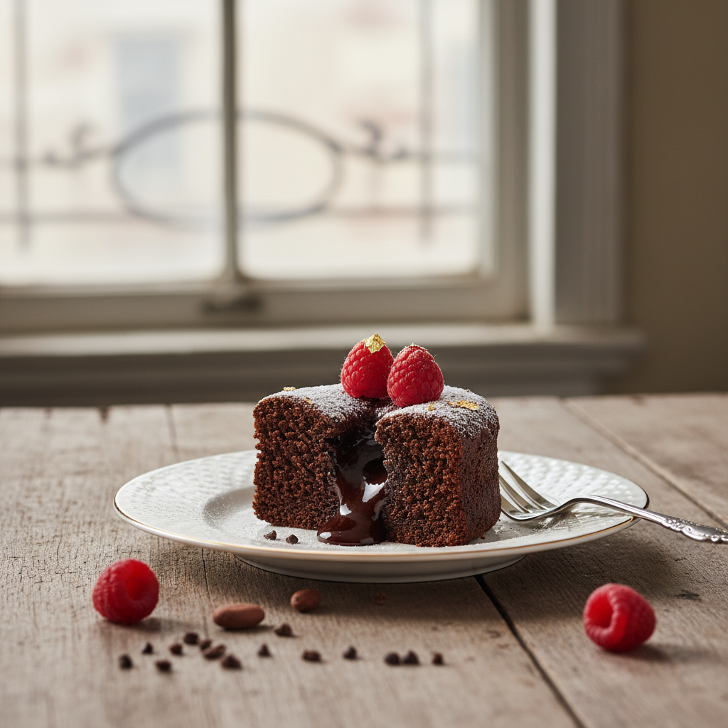 Photo de Recette du gâteau au chocolat sans œuf fondant et intense