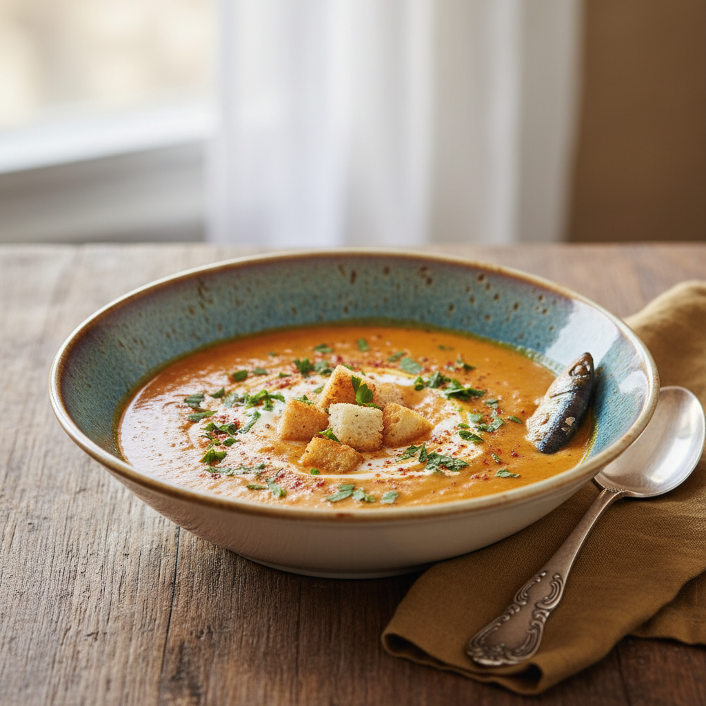 Photo de Recette de soupe de poisson traditionnelle du pêcheur