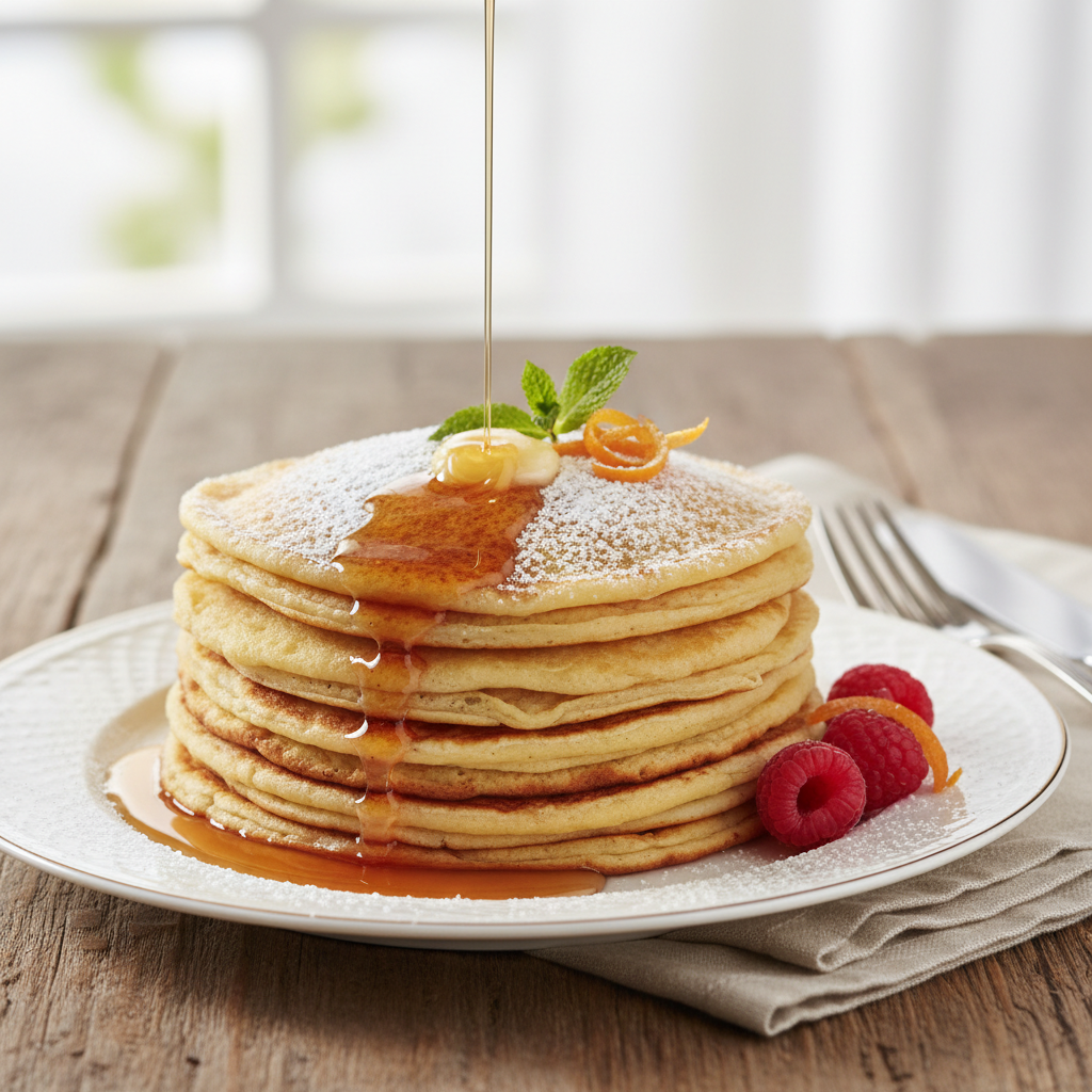 Photo de Recette de crêpes moelleuses au parfum de grand-mère