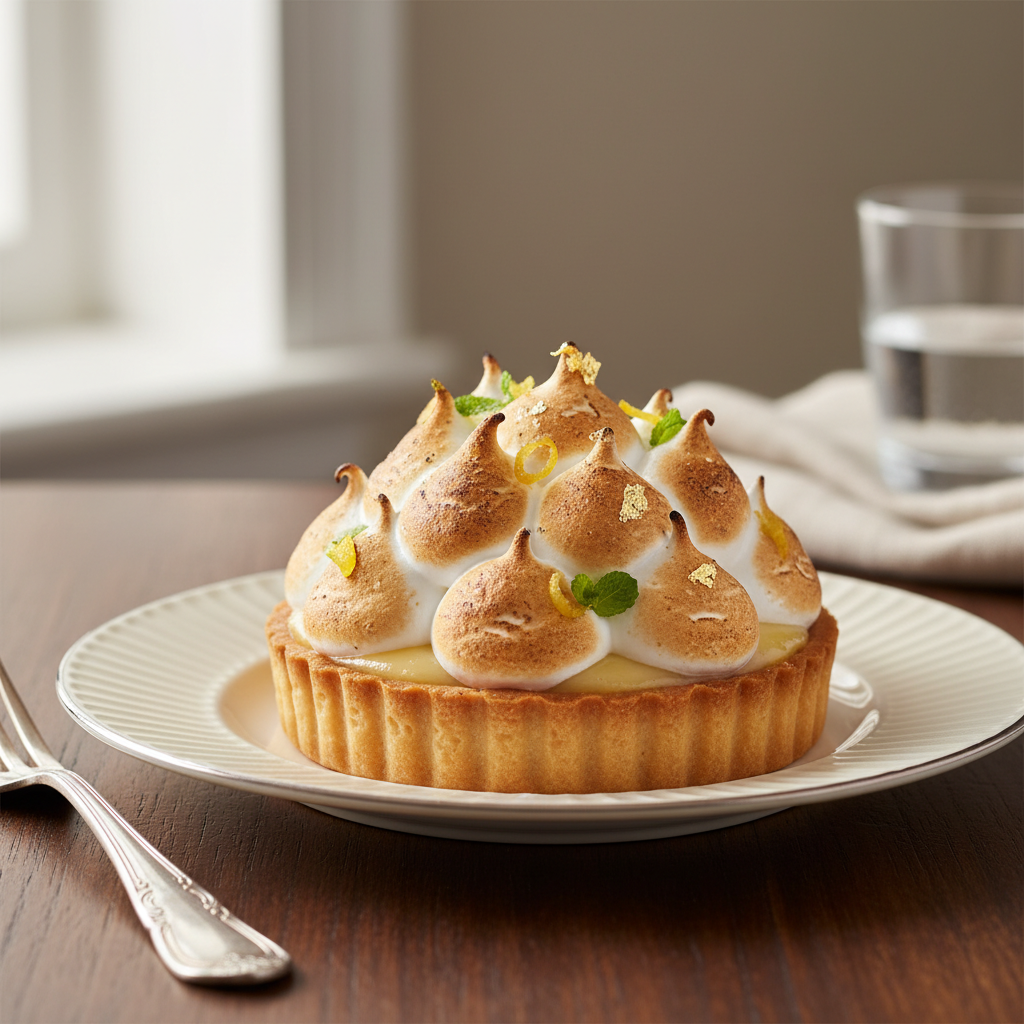Photo de Recette de tarte au citron meringuée d'exception