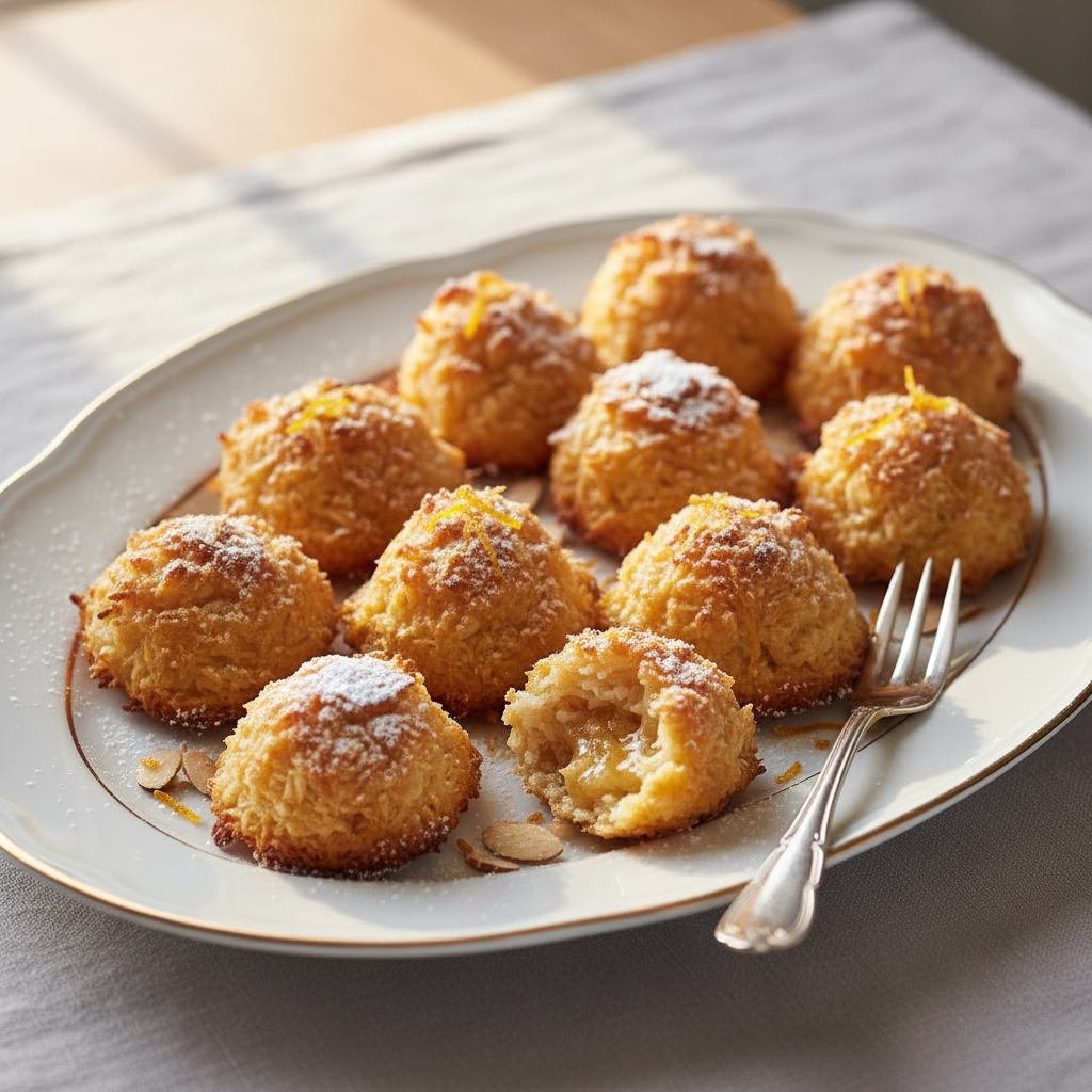 Photo de Recette de rochers de noix de coco fondants et dorés