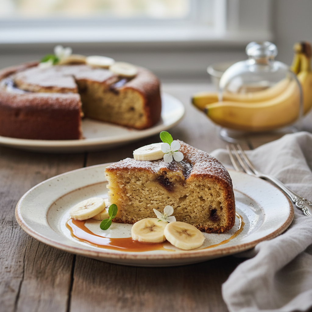 Photo de Recette de gâteau à la banane fondant et ultra moelleux
