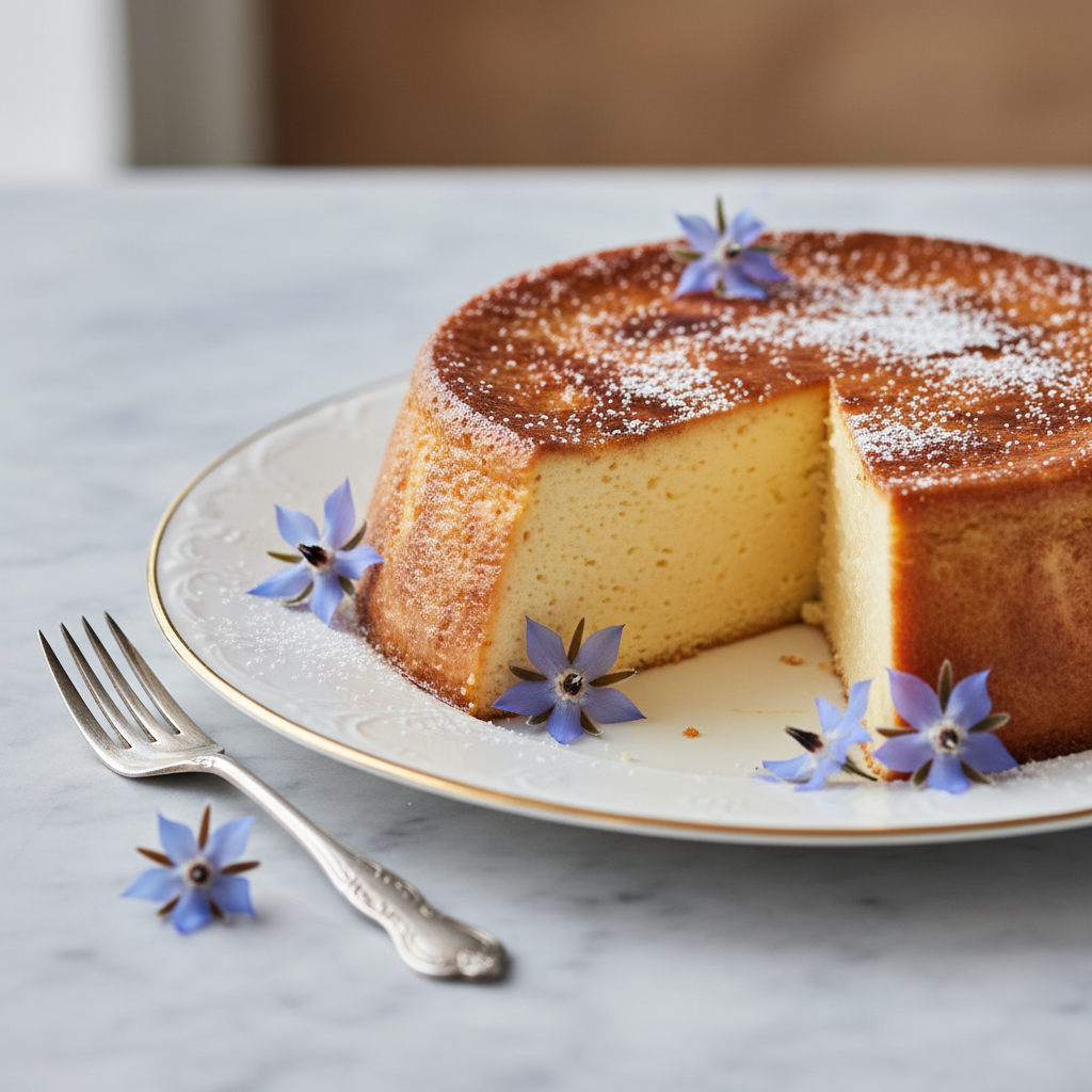 Photo de Recette de flan pâtissier sans pâte onctueux
