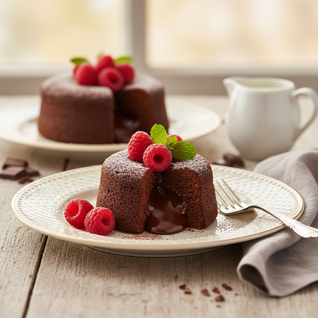 Photo de Recette de gâteau au chocolat fondant et simple à réaliser