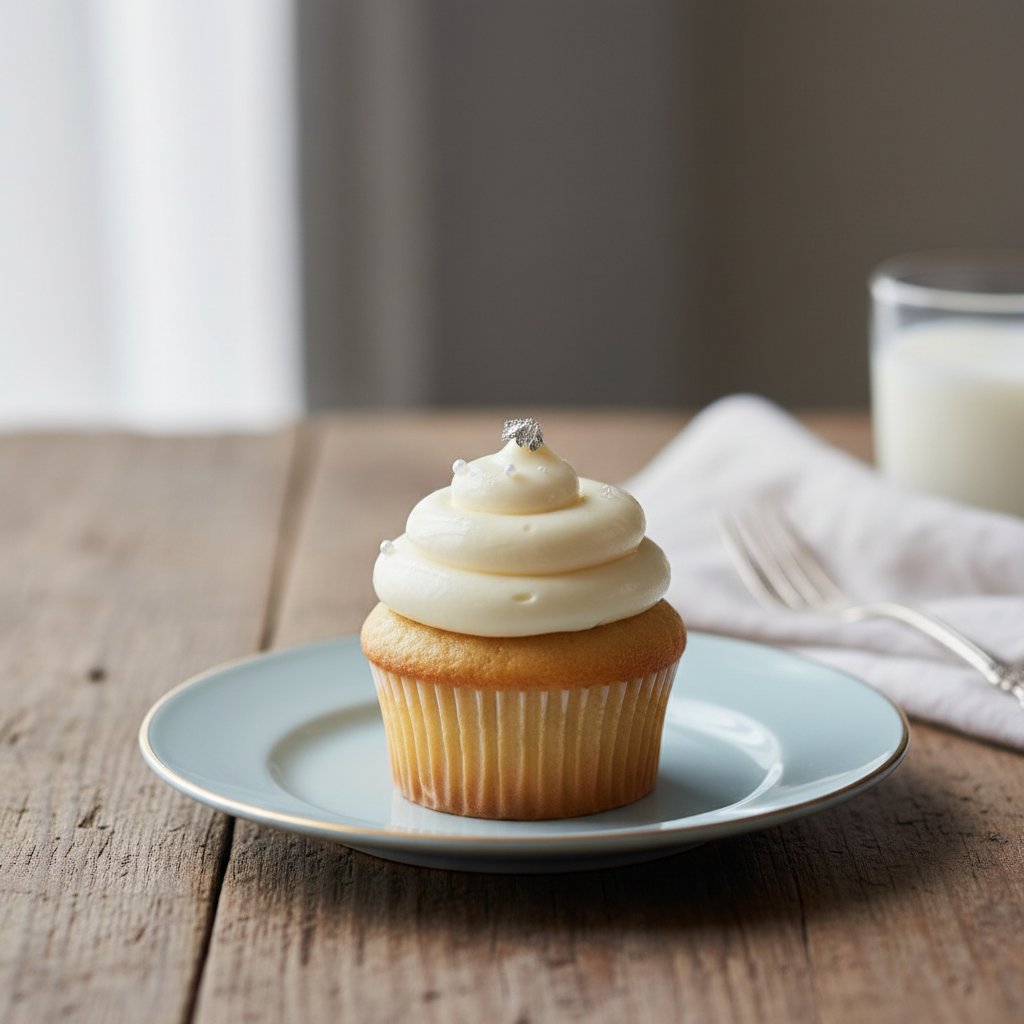 Photo de Recette de cupcake aérien et son glaçage soyeux