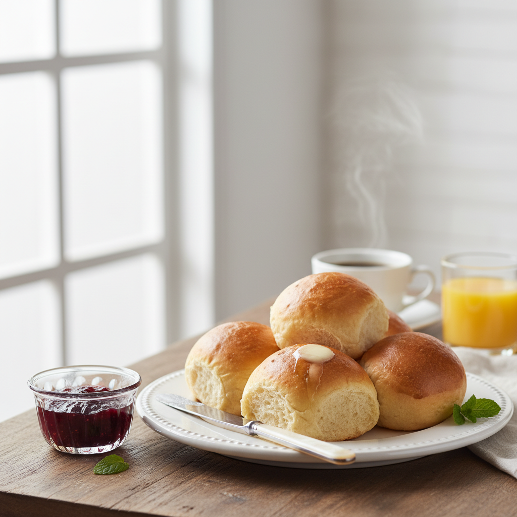 Photo de Recette des pains au lait maison ultra tendres et dorés