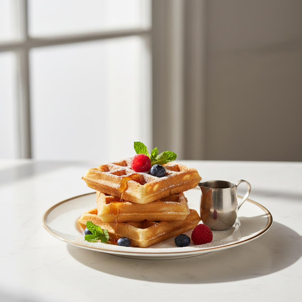 Photo de Recette des gaufres de Bruxelles légères et croustillantes