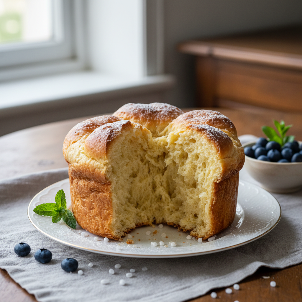Photo de Recette de brioche maison moelleuse et rapide à préparer