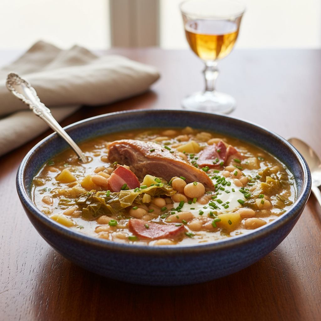 Photo de Recette de garbure béarnaise traditionnelle et généreuse