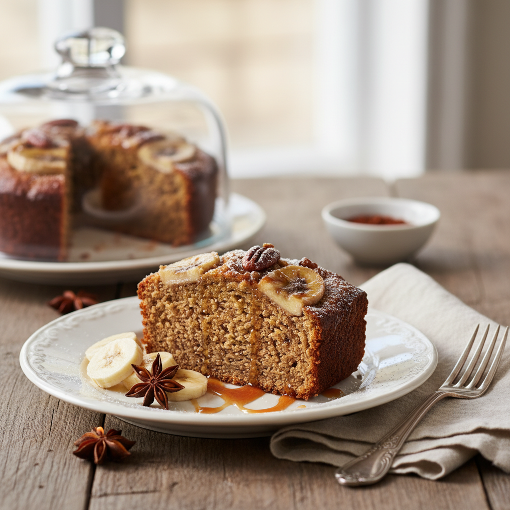 Photo de Recette de cake à la banane ultra savoureux et épicé